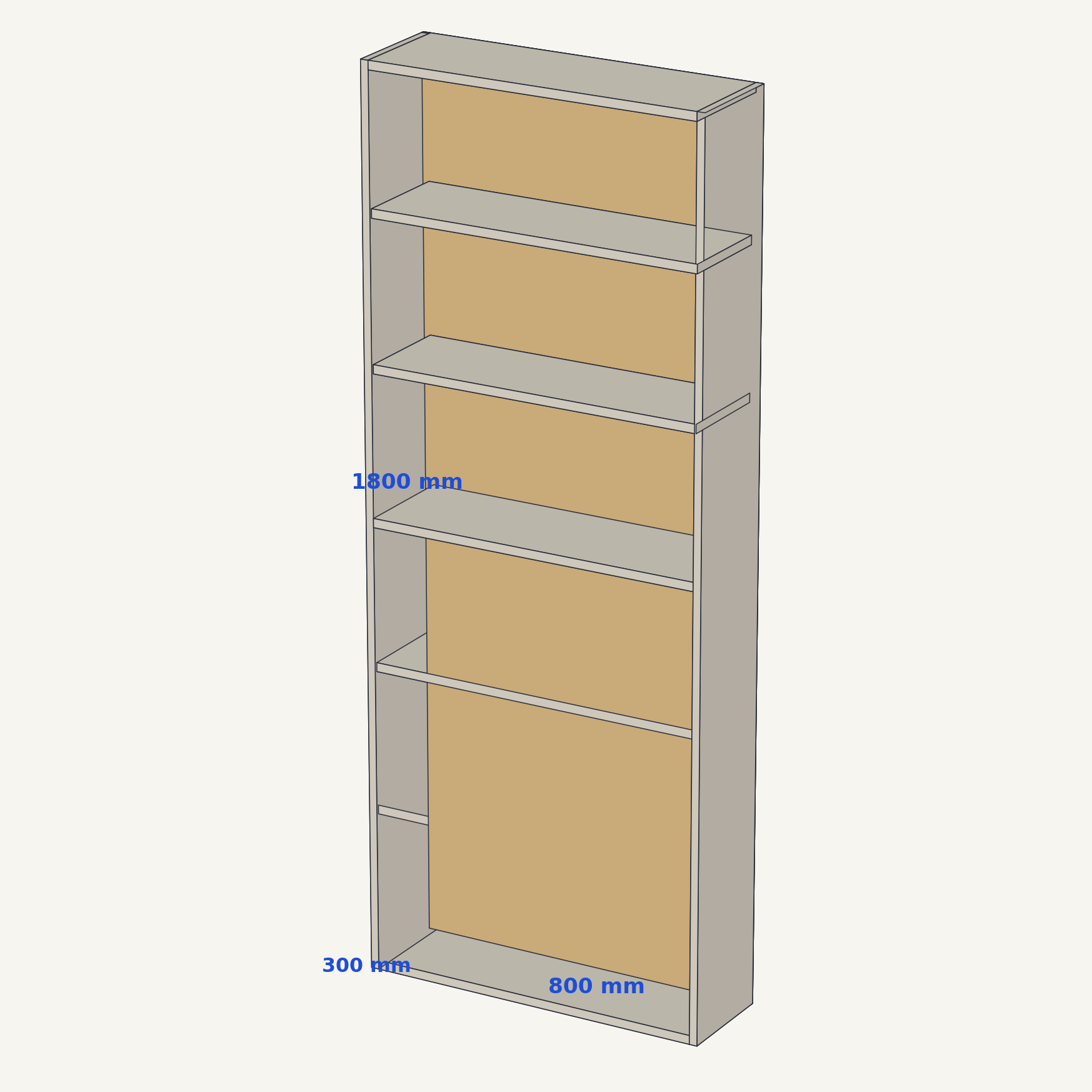 Assembled 3D render